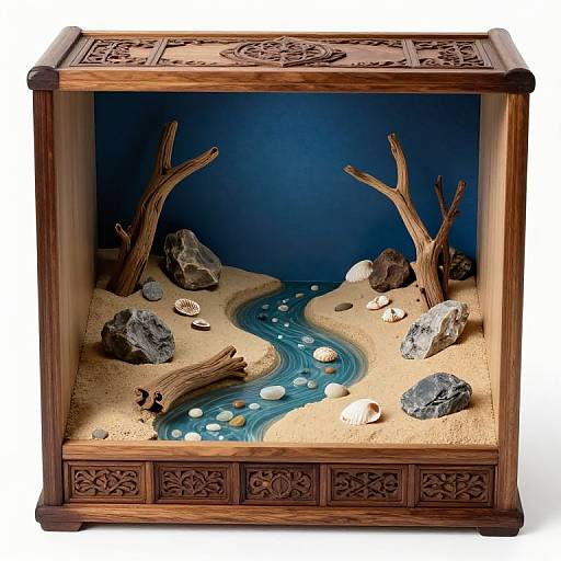 Mystical Liminal Diorama Scene