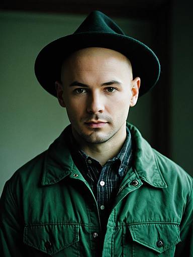 Bald Male Character Halloween Portrait