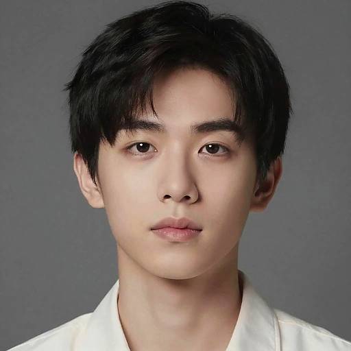 Soft Focus Portrait of Young Asian Man