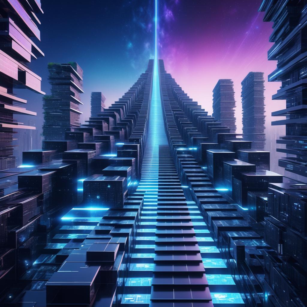 Infinity Climb: AI Staircase to Future City