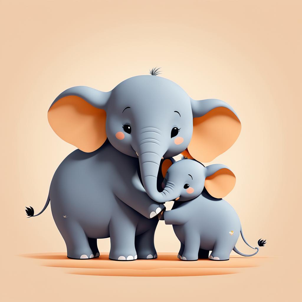 Heartwarming Elephant and Mouse Embrace