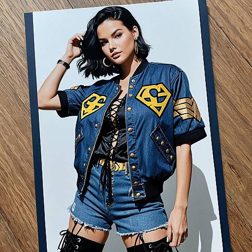 Stylish DC Comics Bomber Jacket Design