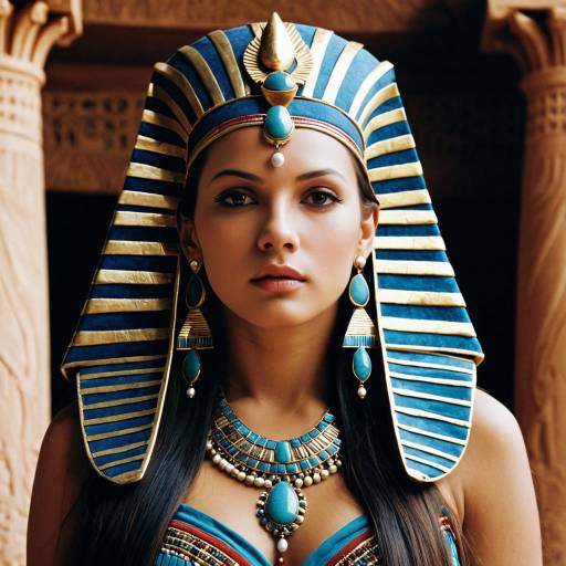 Realistic Queen Hatshepsut Costume Portrait