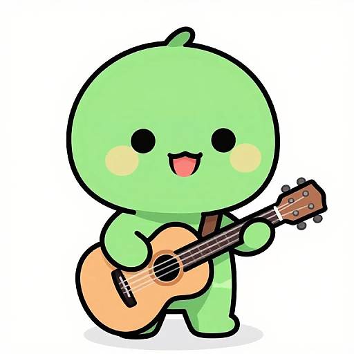 Cute Pixar-Style Green Day Leader