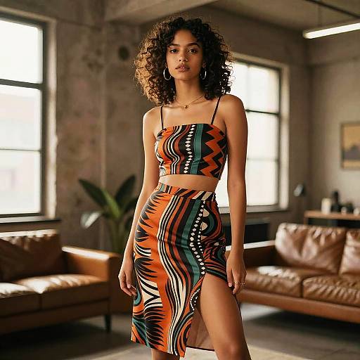 Kinky Curls Fashion Editorial Look