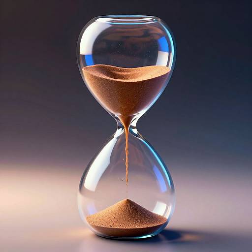 Dynamic Liquid Flow Hourglass