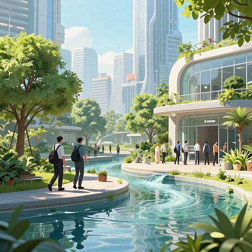 Futuristic Urban Relief in Serenity