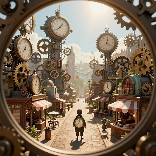 Surreal Timescape Through Tiny Eyes