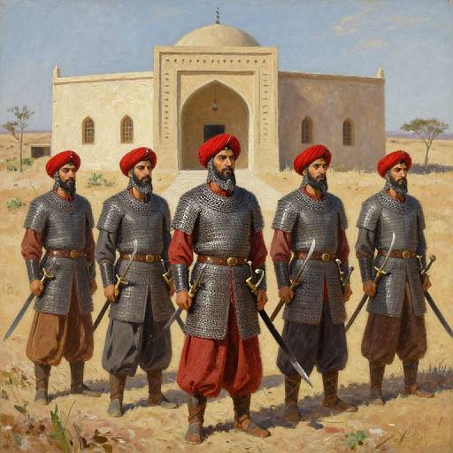 Seljuk Soldiers Guarding Muslim Villa