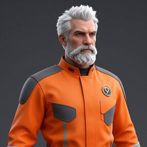 Futuristic Fortnite Male Character Model