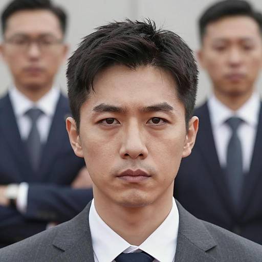 Intense Businessman in Focus