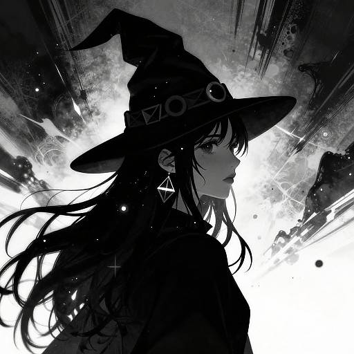 Mystical Girl with Bowler Hat