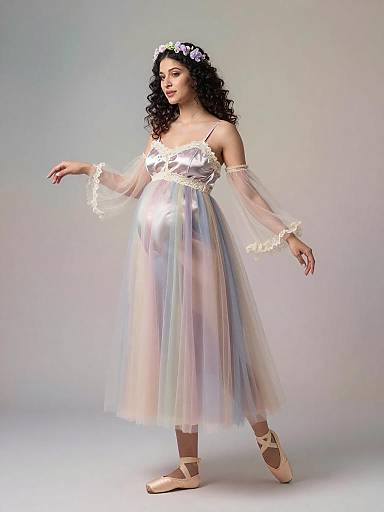 Ethereal Maternity Fairy Fashion Portrait