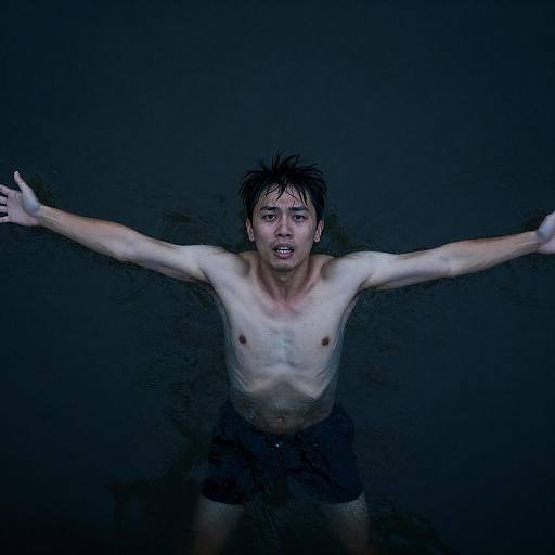 Intense Emotions in Water: Aerial View