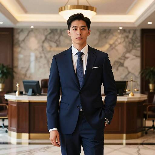 Confident Male Corporate Lawyer Portrait