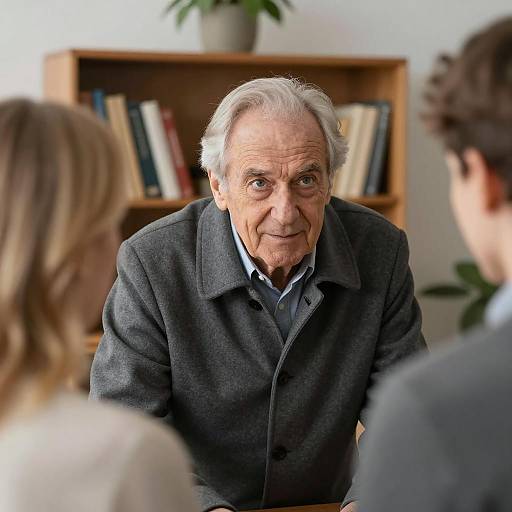 Intimate Encounter in a Cozy Library