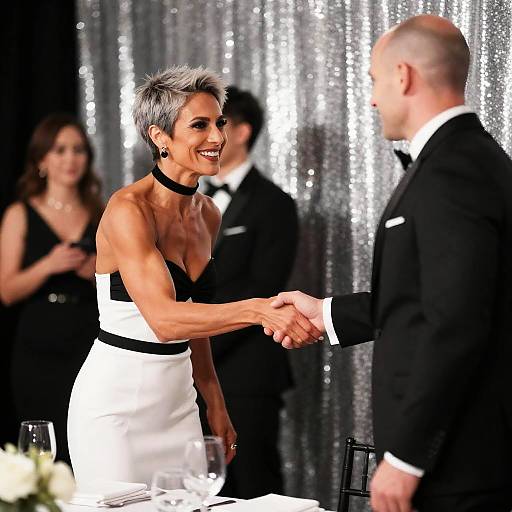 Elegant Dance Event with Stylish Guests