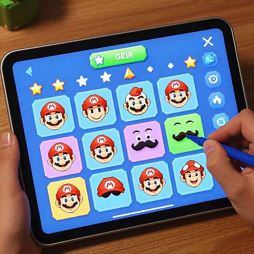 Mario Character Maker App Scene