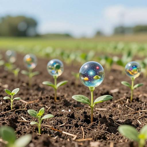 Mathematician Growing Equations as Crops