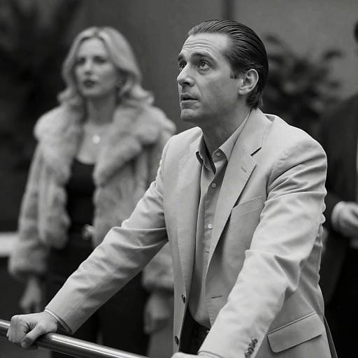 Intense Portrait in Elegant Indoor Setting