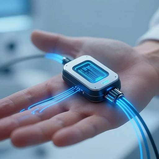 Neural Interface Device Close-Up