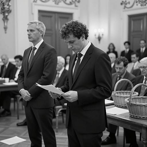 A Serene Moment in a Crowded Space