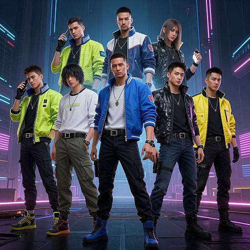 Cyberpunk Human Character Designs