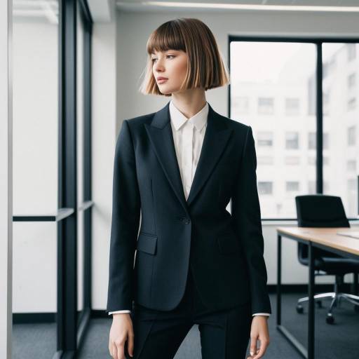 Chic Fringe Hairstyle in Modern Office Chic Fringe Hairstyle in Modern Office