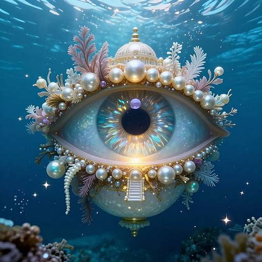 Van Gogh Inspired Underwater Palace