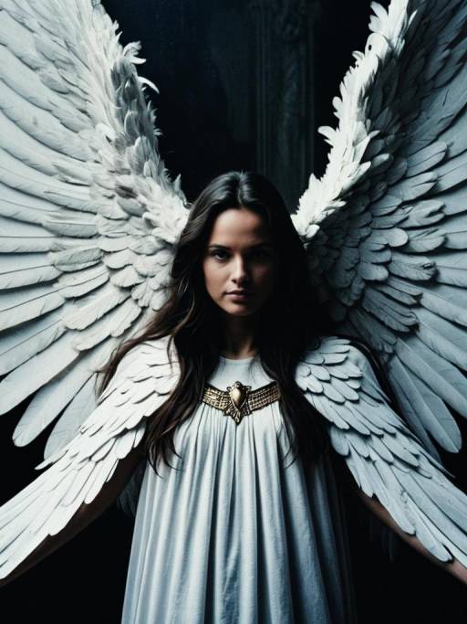 Cinematic Portrait of Divine Angelic Being