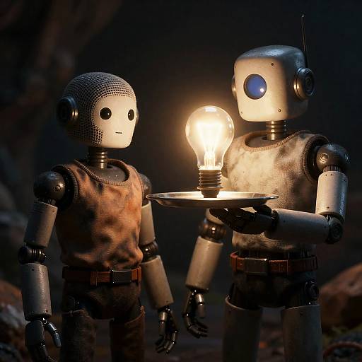 Robotic Companions in a Dark Cave