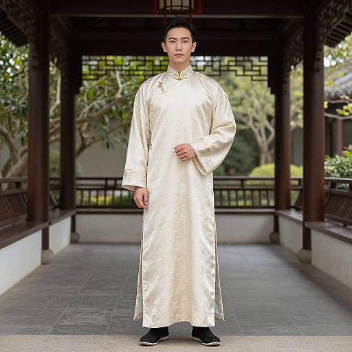 Elegant Traditional Chinese Resort Attire