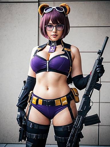 Cosplay photo of grizzly mkv (girls' frontline). Costume clothes