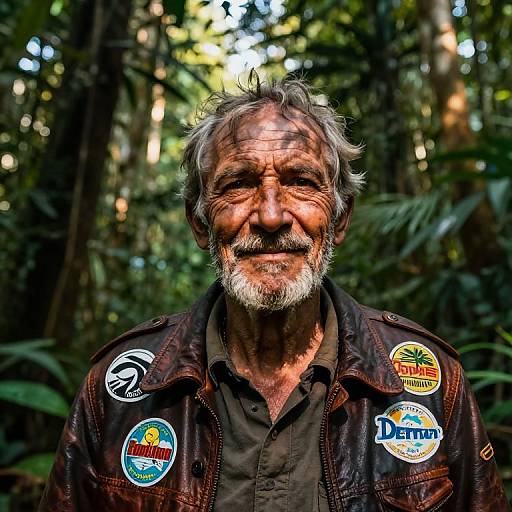 Ultra-Realistic Seasoned Traveler Portrait