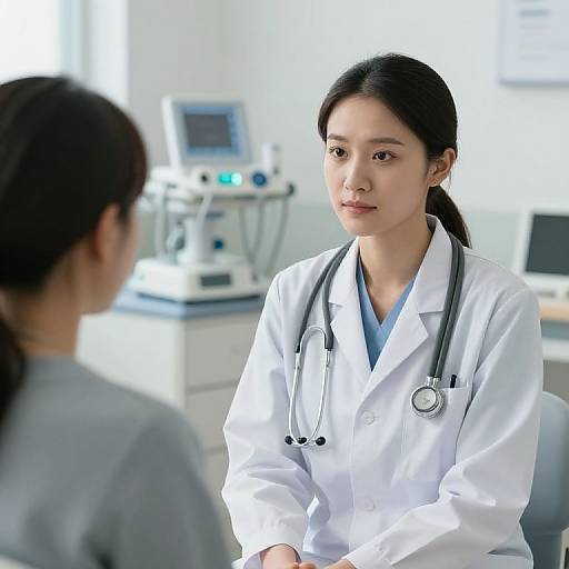 Compassionate Healthcare Worker Listening Patient