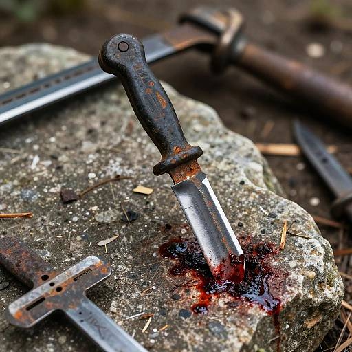 Ancient War Razor in Stone