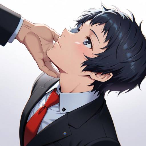 Illustration of Adachi tooru, persona in the style of Saishosaisekojo