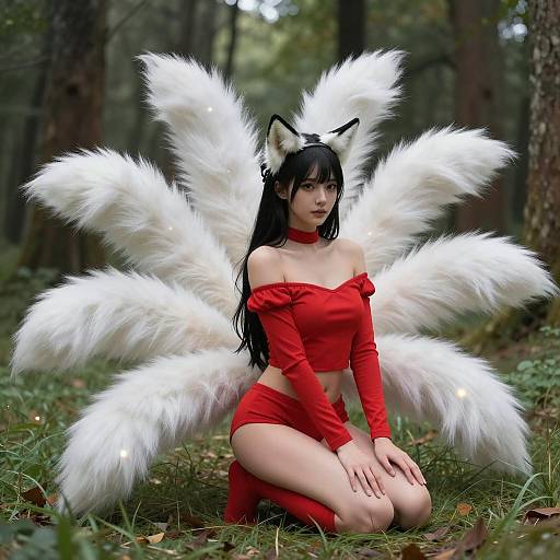 Enchanted Forest: Fox Spirit Woman