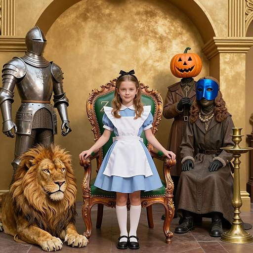 Enchanting Alice in Wonderland Scene