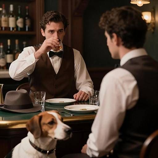 Serious Conversations in a Dim Bar