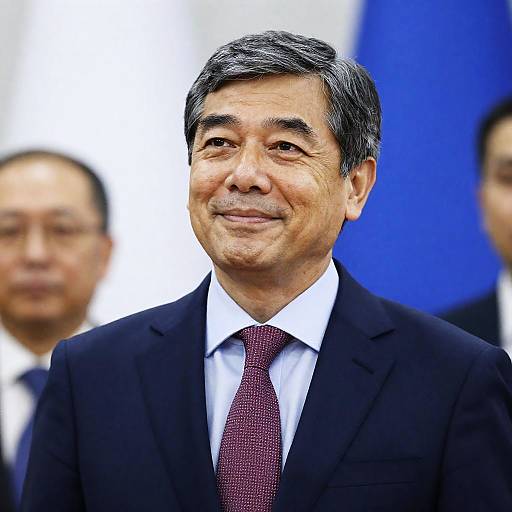 Stylish Middle-Aged Man in Business Attire