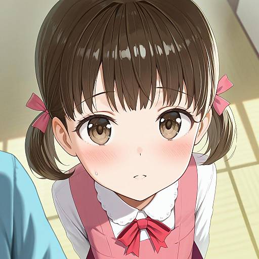 Illustration of Doujima nanako, persona in the style of Hidulume