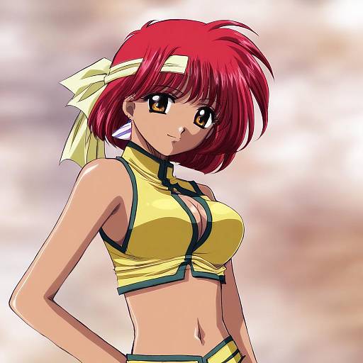 Illustration of Kei (dirty pair), dirty pair in the style of Nishimata aoi
