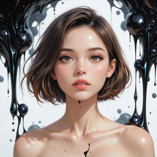 Realistic Portrait of a Girl in Oil