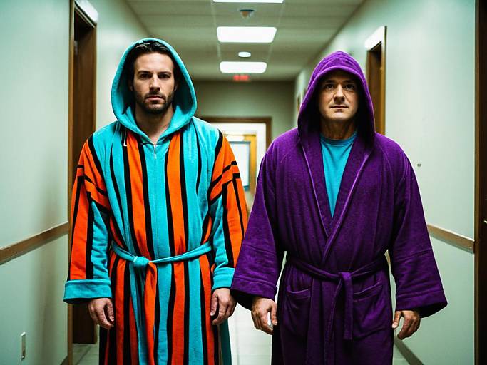 Colorful Robed Man Face Swap