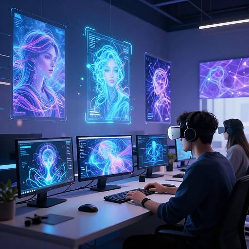 Virtual Reality Art Studio Experience