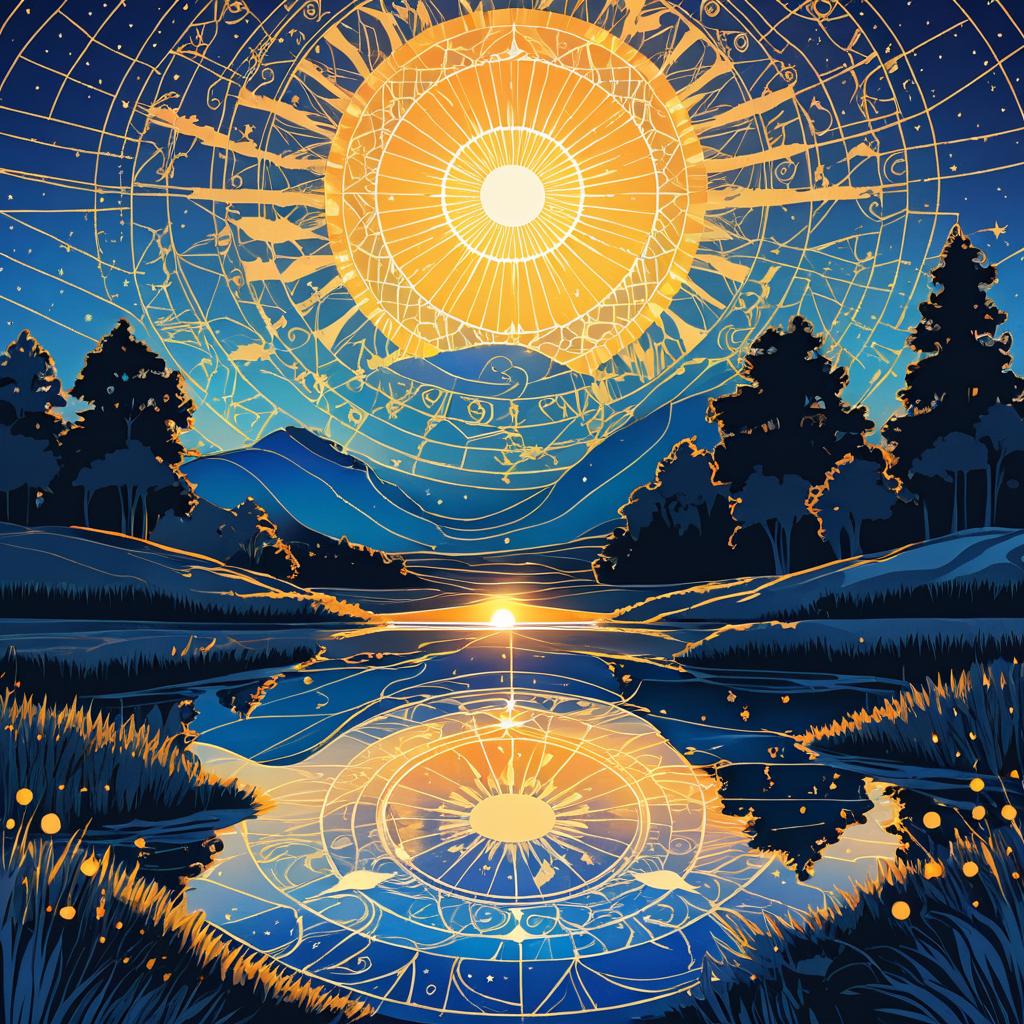 Dreamlike Tarot Card: Sun's Journey