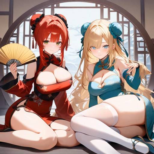 Casual Indoor Scene with Girls Smiling Casual Indoor Scene with Girls Smiling