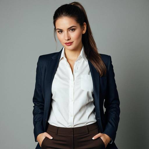 Professional Business Woman in Casual Attire