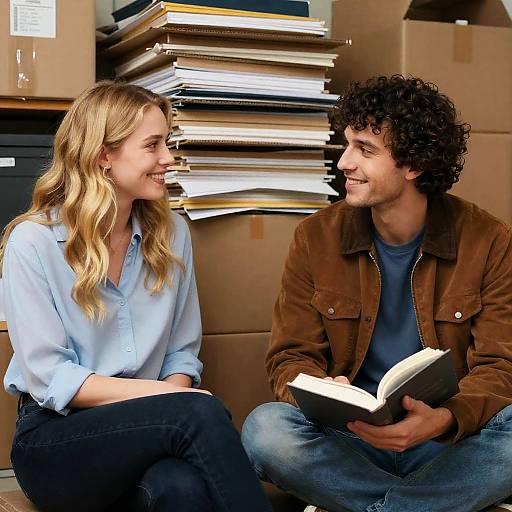 Joyful Moments in a Cluttered Space